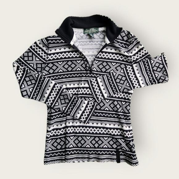 <Ralph> Lauren Active Black/White Geometric Women's  Sz XS/S Lauren Active - Picture 1 of 6